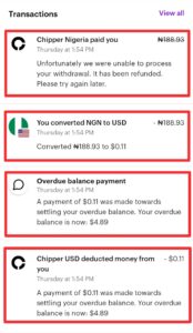 How chipper cash use my money without my consent